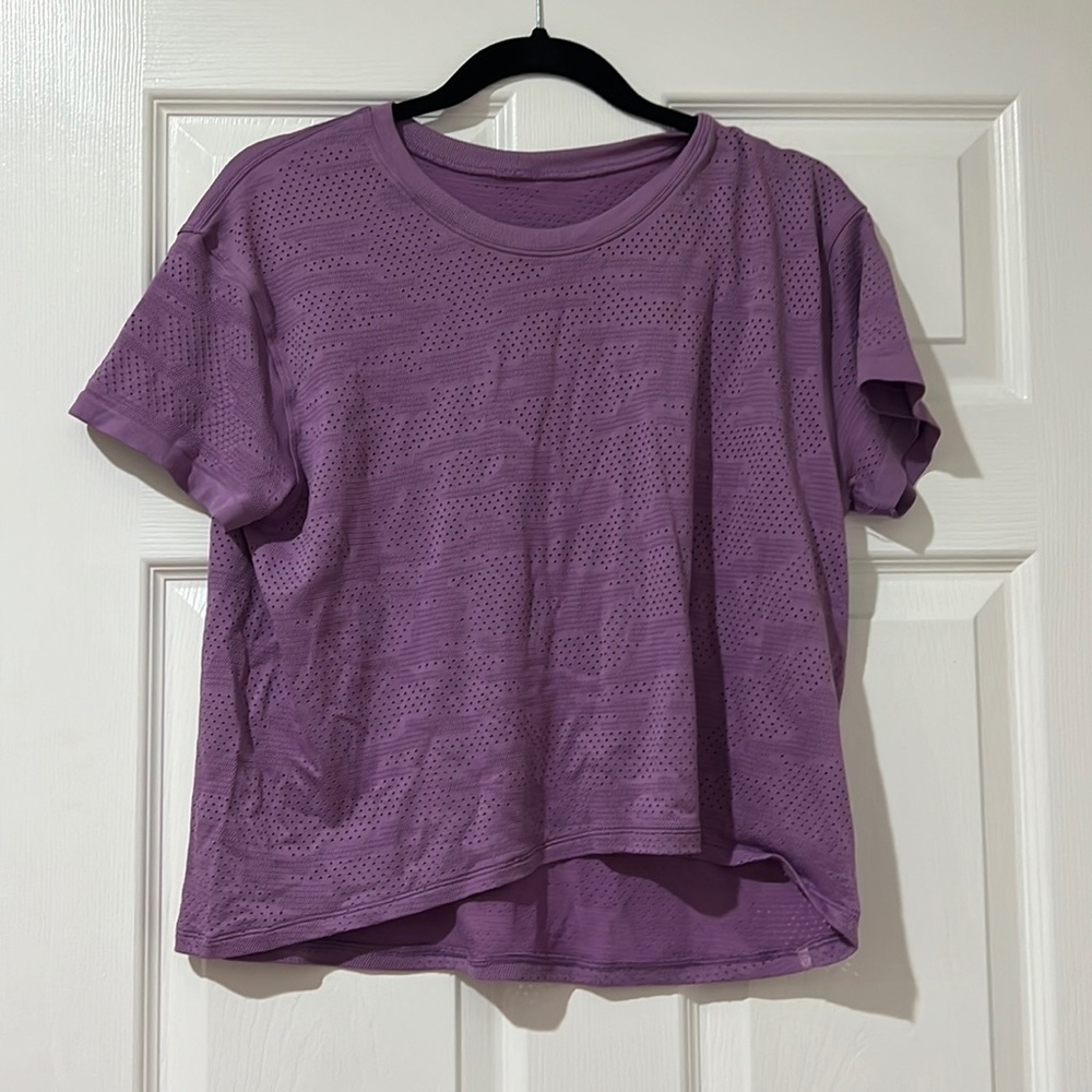 Lululemon purple shirt - size 8